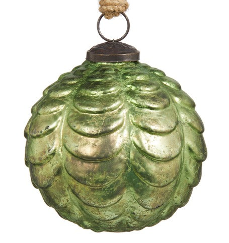 Green Texture Ball Orn