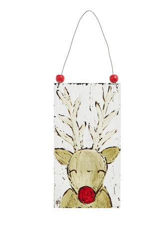 Reindeer Wooden Orn