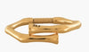 Gold plated bracelet.