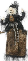 POSABLE SITTING HALLOWEEN ZOMBIE