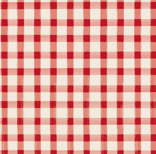 Red Painted Guest Napkins