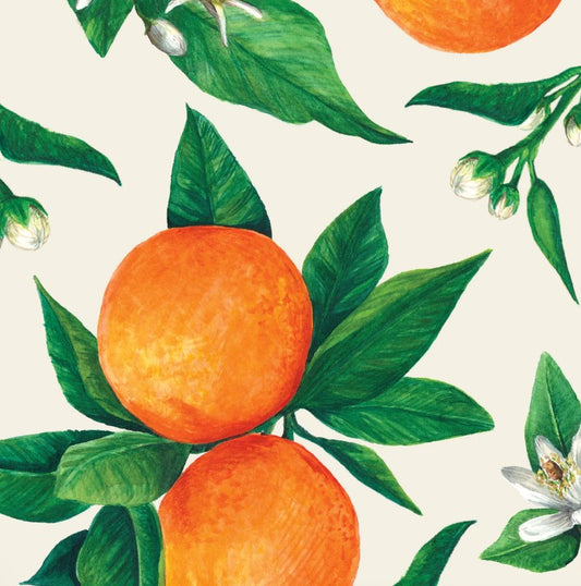 Orange Orchard Guest Napkins