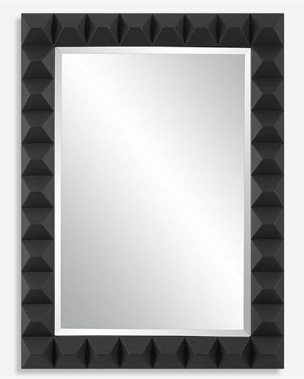 STUDDED MIRROR, BLACK