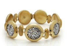 kristal multi dome cascade bracelet