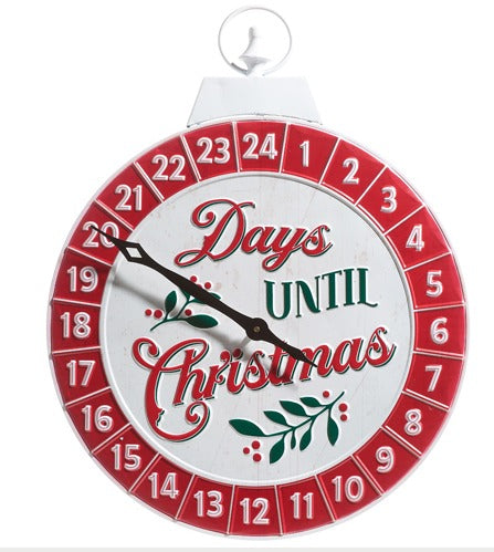 DAYS UNTIL CHRISTMAS ORNAMENT WALL ART