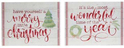 CHRISTMAS WISHES WALL ART