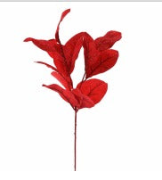 RED FLOCKED GLITTER LVS SPRAY