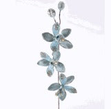 SOFT BLUE/PLAT CYMBIDIUM JWL STEM