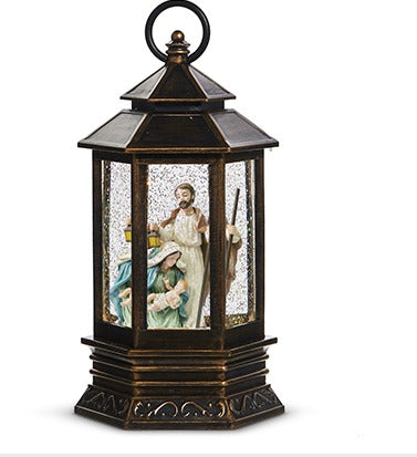 Holy Family Lighted Water Lantern
