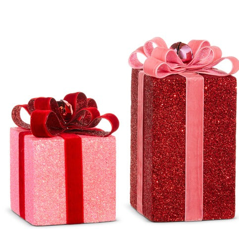 RED AND PINK PACKAGES