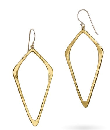 Hightail Earrings - Ceramic Coated Brass