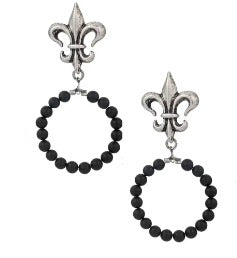 The Farah Earrings – Onyx