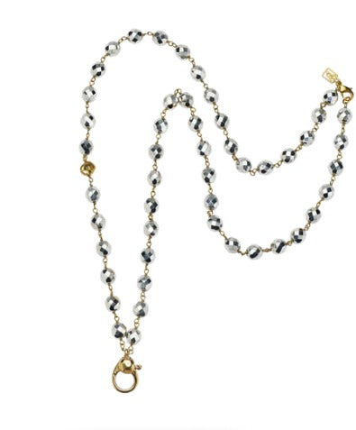 Ensemble Necklace - Bright Silver - 28"