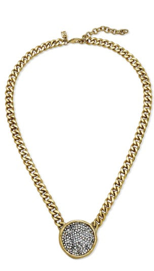 Kristal Halo Figaro Necklace