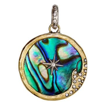 The Sea is Always Home Abalone Pendant