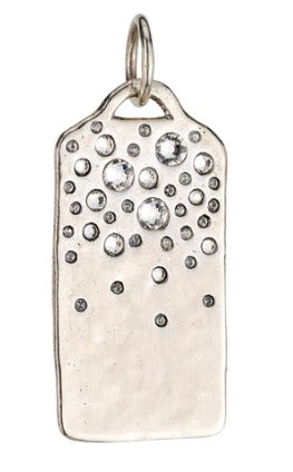 Starshower Infinity Ingot Pendant Sterling Silver