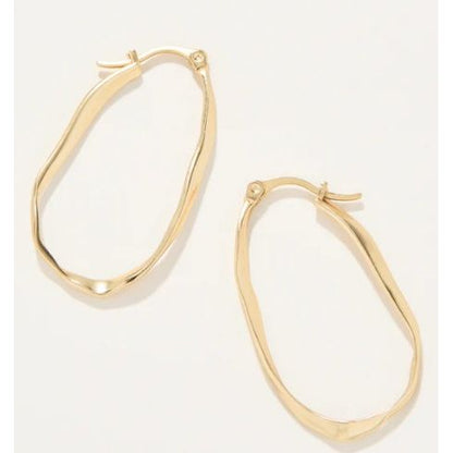 Isle of Hope Hoop Earrings Gold