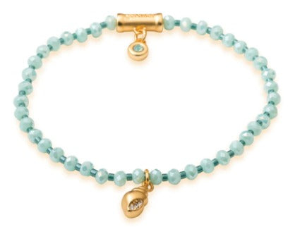 Twinkle Stretch Bracelet Sea Foam/Shell