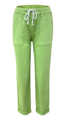 Drawstring Waist Jean