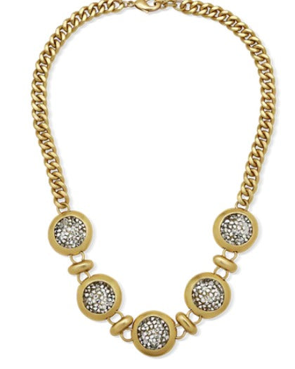 Kristal Multi Dome Cascade Necklace