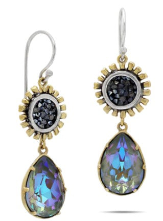 Kristal Be the Light Pear Drop Earrings - Glisten