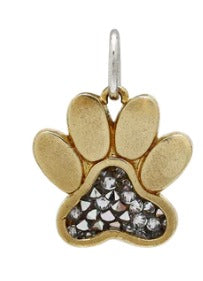Kristal "Always Near" Dog Paw Pendant