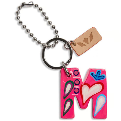 Paper Mache Pink Alphabet