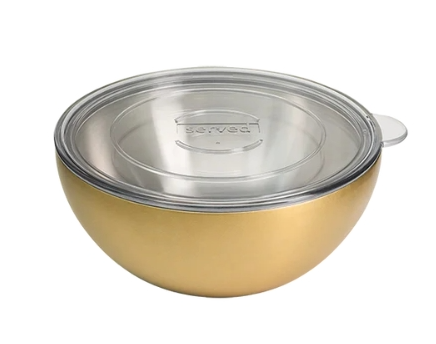Vacuum-Insulated Serving Bowl (20oz) - Golden