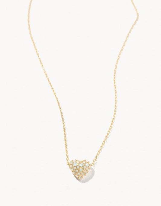 DELICATE BURSTING HEART NECKLACE