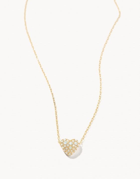 DELICATE BURSTING HEART NECKLACE