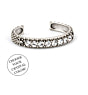 SILVER AUSTRIAN CRYSTAL BANGLE