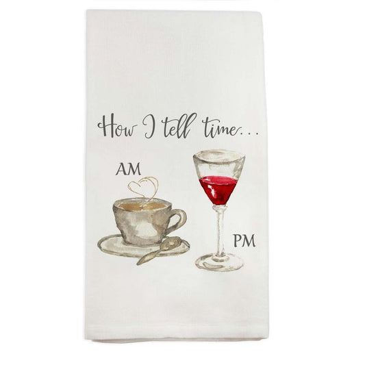 How I Tell Time Dish Towel