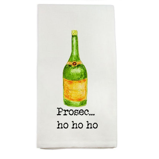 Prosec Ho Ho Ho Dish Towel