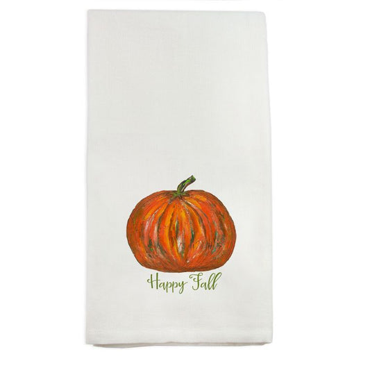 Pumpkin Happy Fall Dish Towel